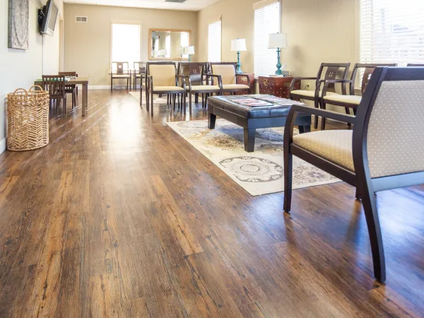 New office flooring at The Conestoga Oral and Maxillofacial Surgery in Lititz and Lancaster