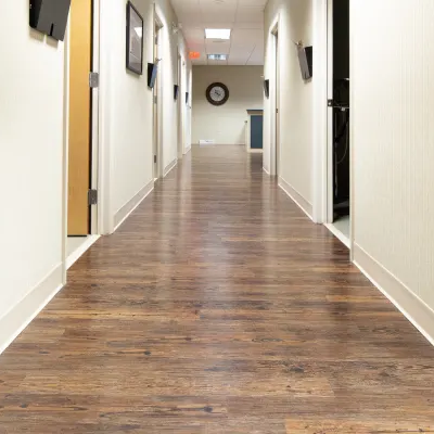 New office flooring at The Conestoga Oral and Maxillofacial Surgery in Lititz and Lancaster